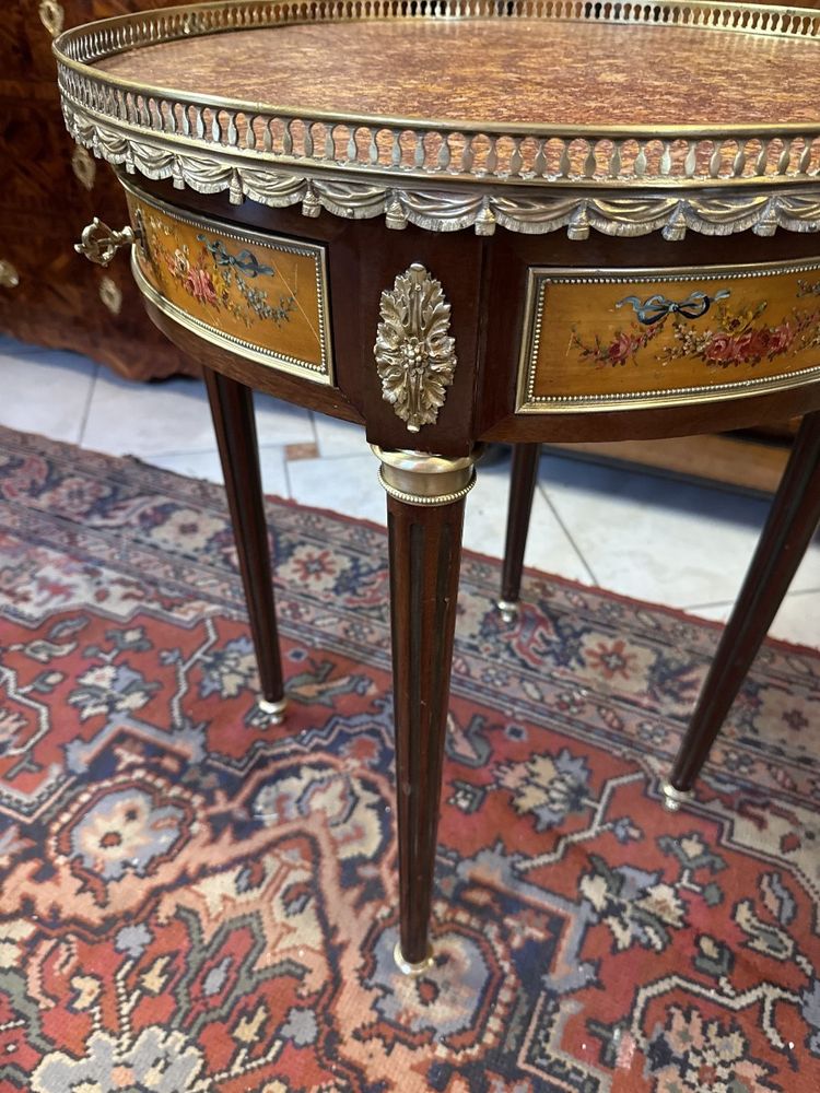 GUERIDON - TABLE BOUILLOTTE DE STYLE LOUIS XVI