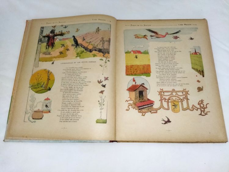 ENFANTINA FABLES DE LA FONTAINE Illustrations Benjamin RABIER Parties I & II Ouvrages de COLLECTION