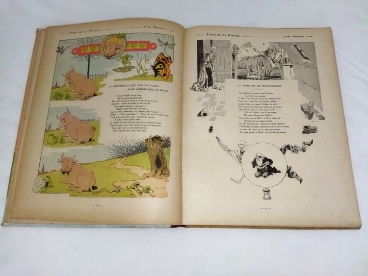 ENFANTINA FABLES DE LA FONTAINE Illustrations Benjamin RABIER Parties I & II Ouvrages de COLLECTION