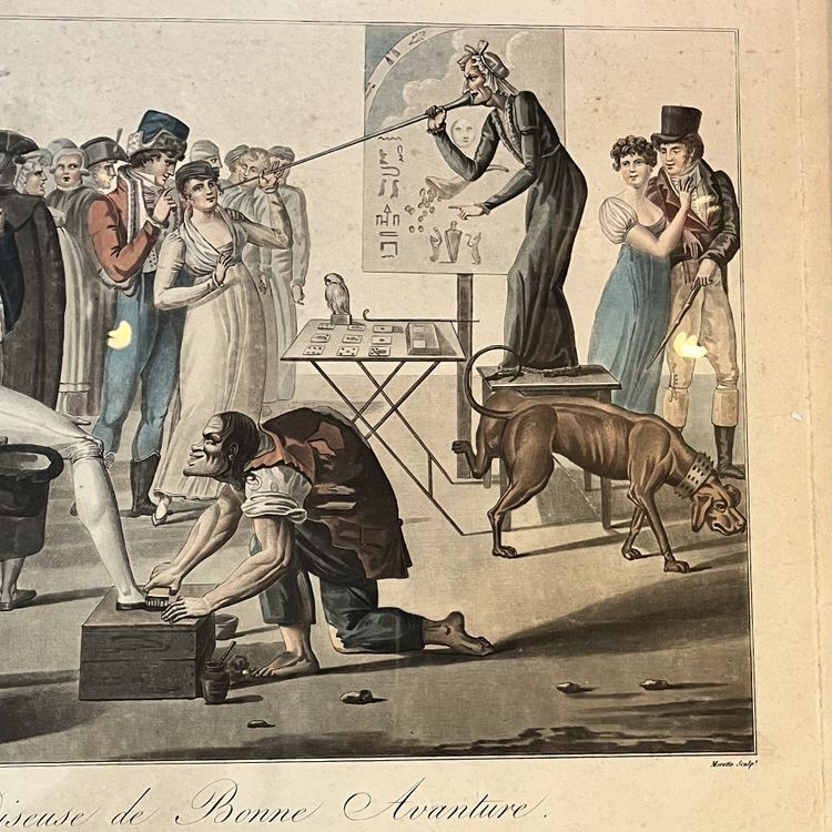 La diseuse de bonne aventure, d'après Pierre Pasquier, époque Empire