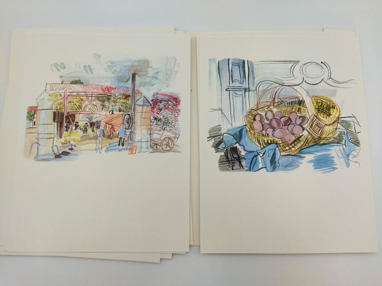 VACANCES FORCÉES Roland DORGELES Illustrations Gravure Bois Raoul DUFY  Édition Originale 1956