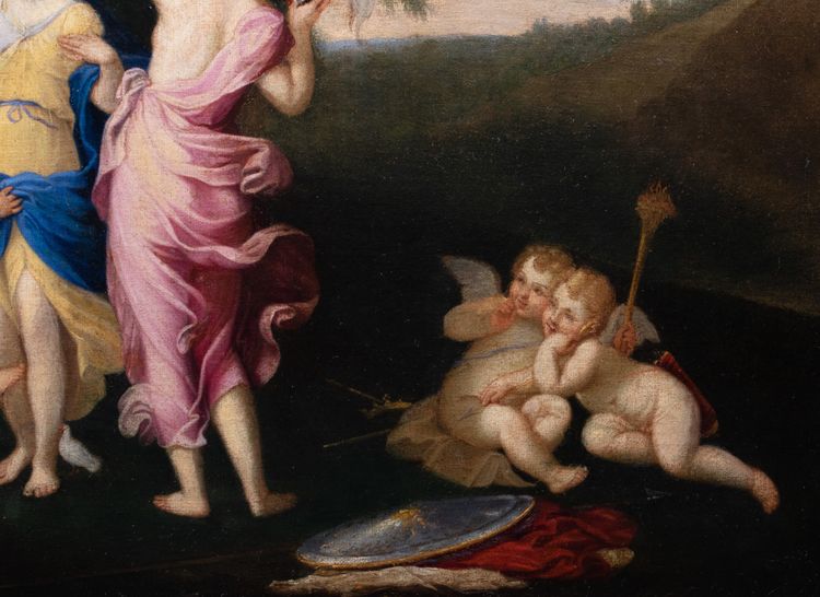 Das Urteil des Paris – Italienische Schule des 17. Jahrhunderts (Bologna)
