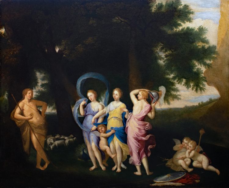 Das Urteil des Paris – Italienische Schule des 17. Jahrhunderts (Bologna)