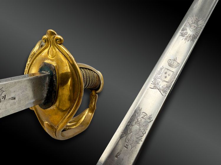 TROOP SABER, Model 1814 / KING'S GUARD SABER, First Model - France