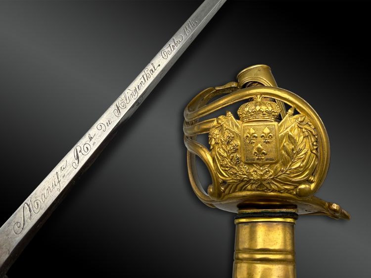 TROOP SABER, Model 1814 / KING'S GUARD SABER, First Model - France