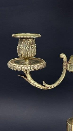 19th-Century Bronze Hot-Water Bottle Lamp