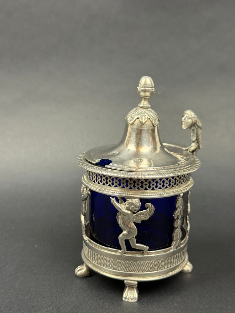 Saliere d'argento "1° gallo"
