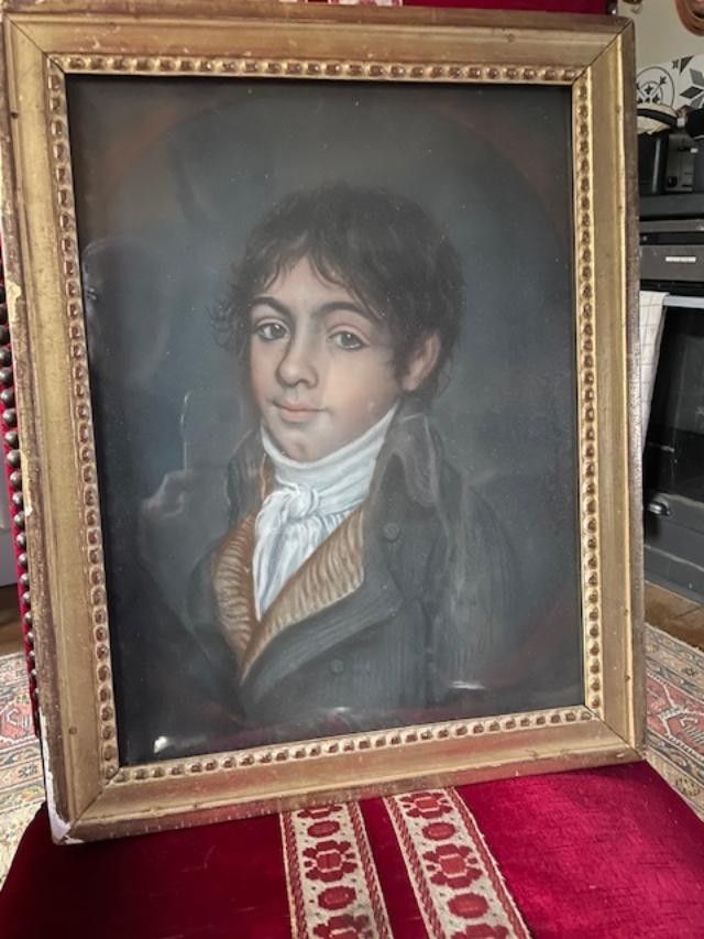 Ein bezauberndes Paar Pastellporträts aus der Directoire-Zeit