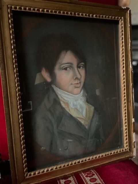 Ein bezauberndes Paar Pastellporträts aus der Directoire-Zeit