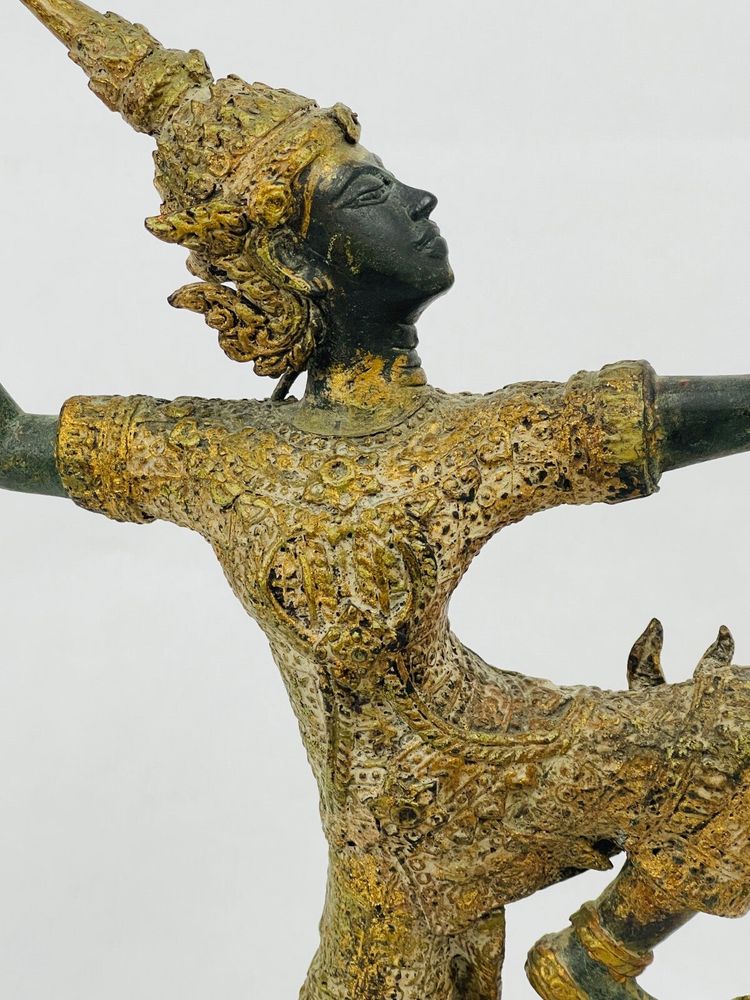 Statue, figurine en bronze Prince Rama