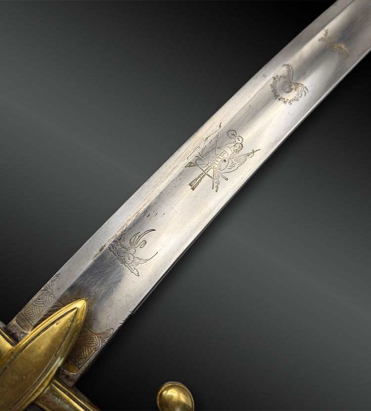 Light Cavalry Officer's SABER, Year IX model - France - Restoration Period