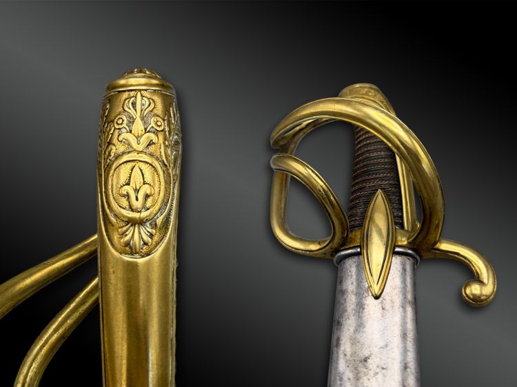 Light Cavalry Officer's SABER, Year IX model - France - Restoration Period
