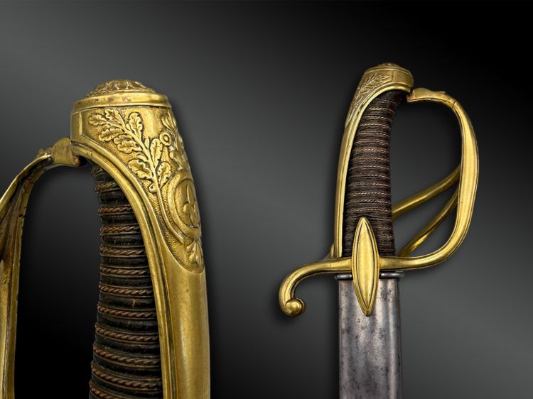 Light Cavalry Officer's SABER, Year IX model - France - Restoration Period