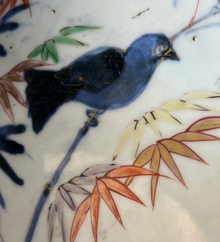 Exceptionnelle et monumentale potiche couverte japonaise en porcelaine d’Arita à décor Imari XVIII è
