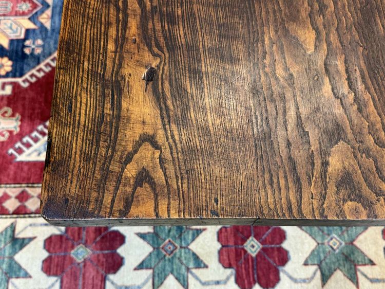 19th-century English monastic oak table