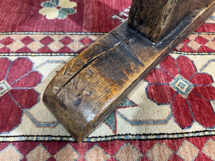 19th-century English monastic oak table