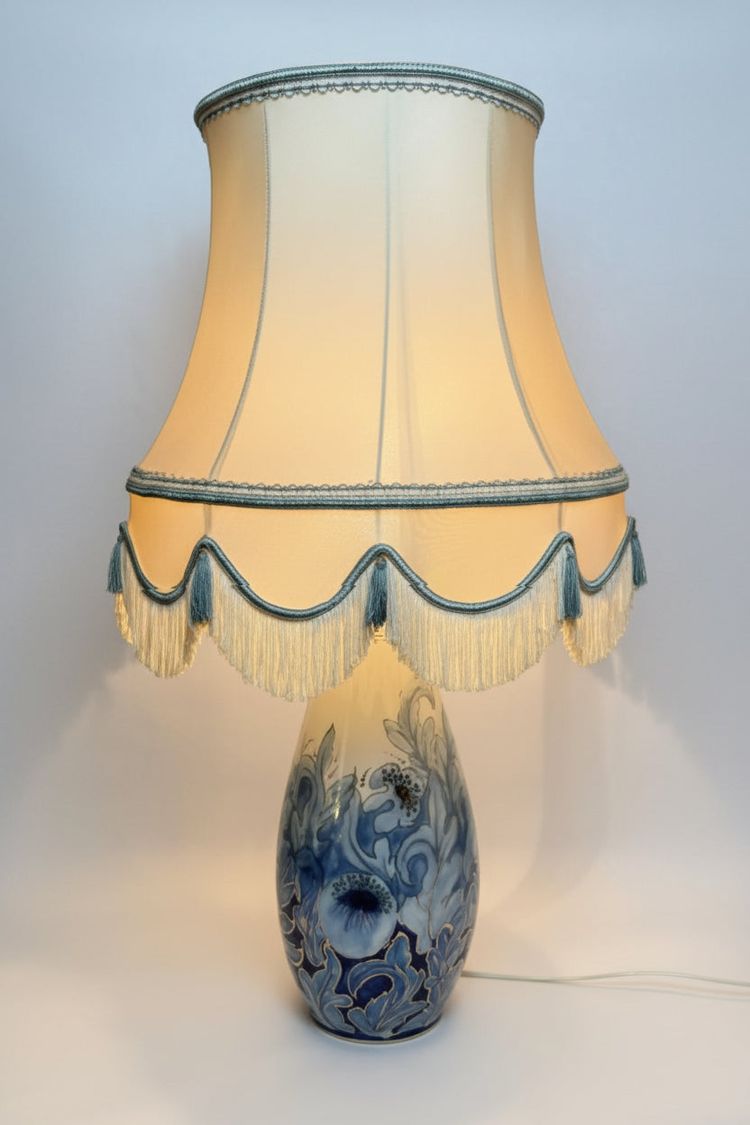 Camille Tharaud, large vase converted into a lamp