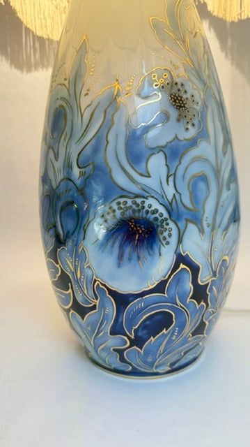 Camille Tharaud, large vase converted into a lamp