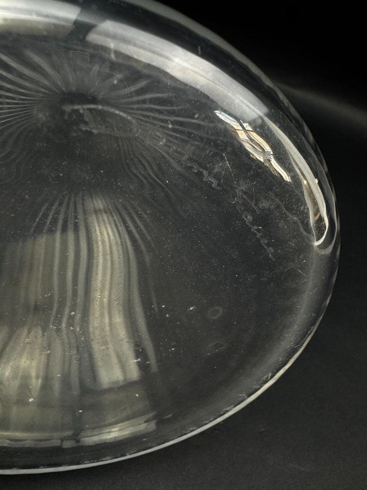 Daum-Nancy-Vase aus klarem Kristall, 20. Jahrhundert