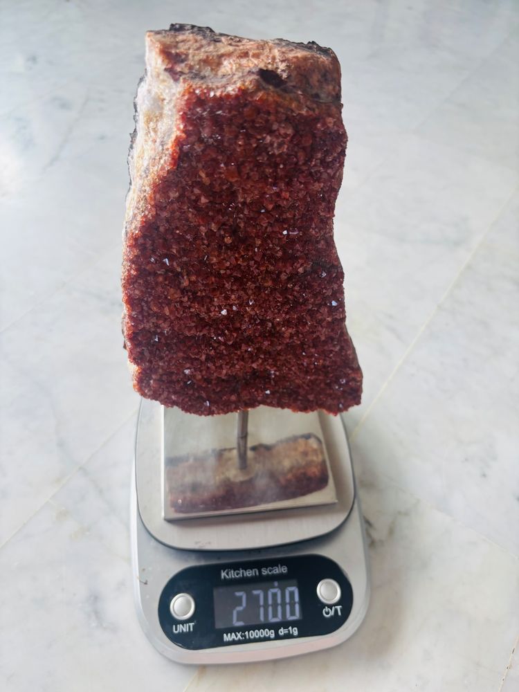 Amas cristaux de vanadinite 2,700kg