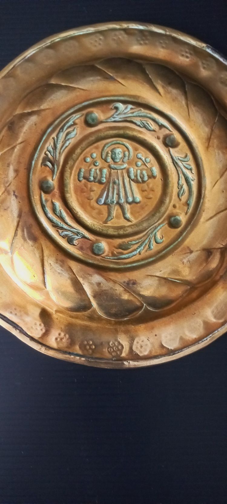 Plat de quête /offrande 16ème 17ème siècle 