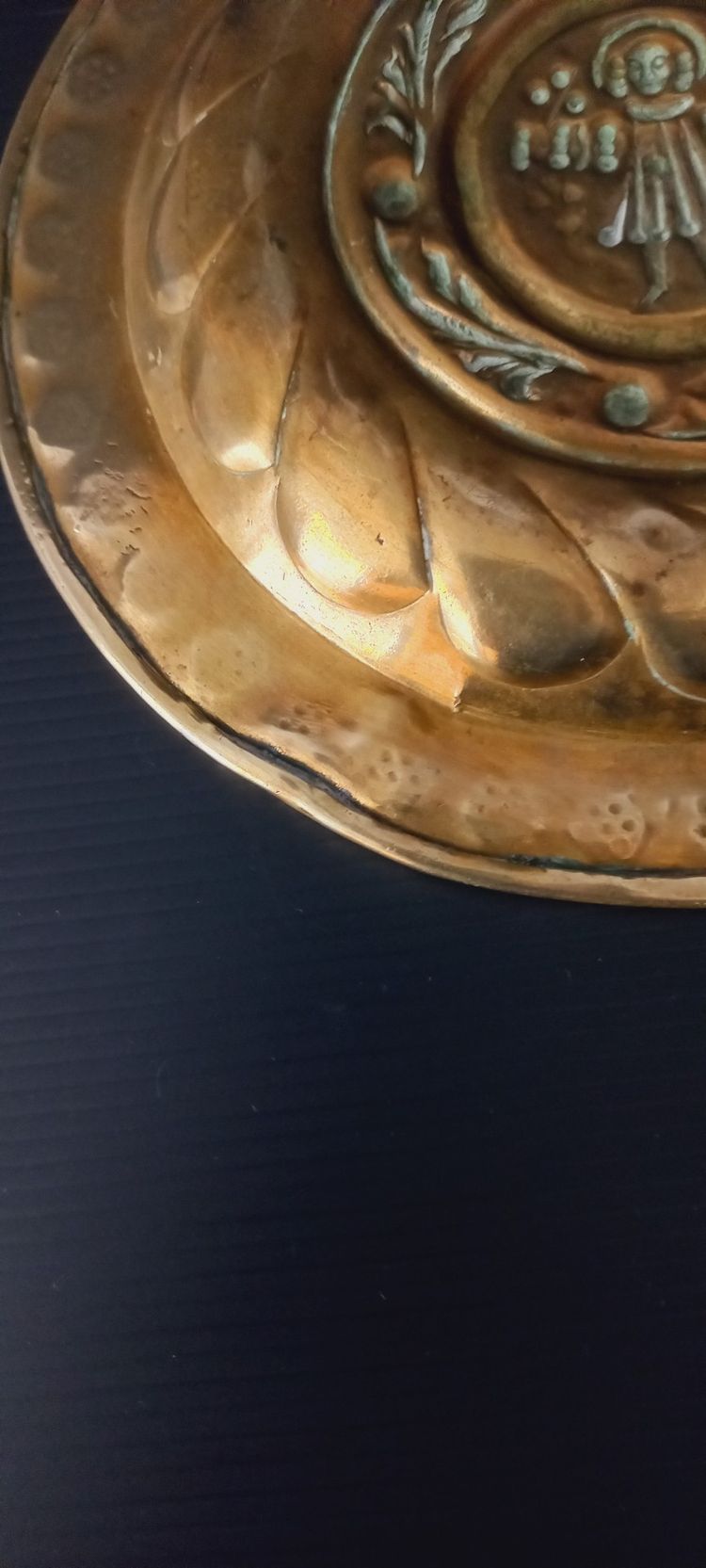 Plat de quête /offrande 16ème 17ème siècle 