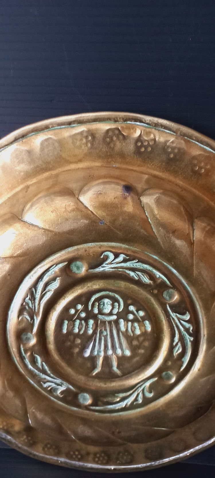 Plat de quête /offrande 16ème 17ème siècle 