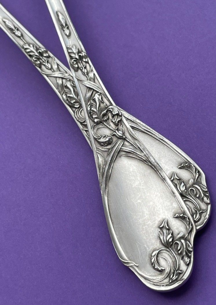 Servizio da dessert in stile Art Nouveau.