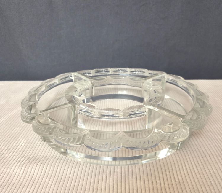 Especially Lalique crystal tableware from France