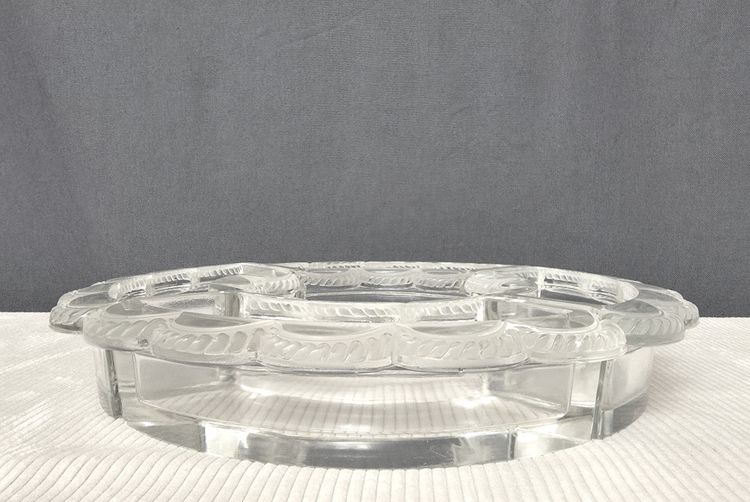 Especially Lalique crystal tableware from France