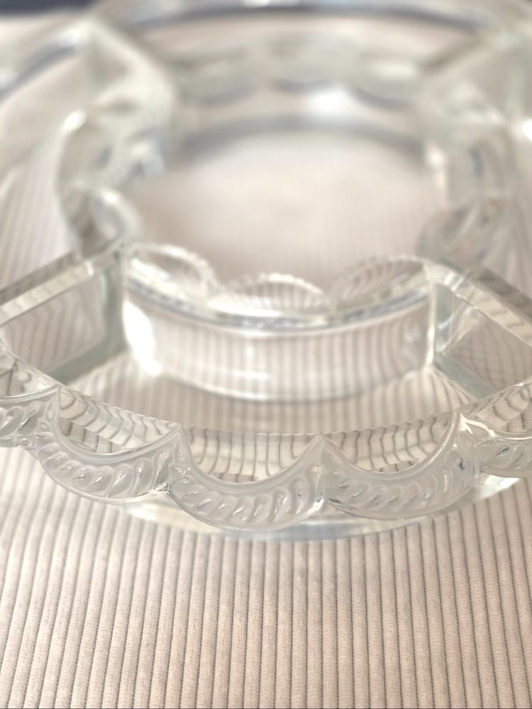 Especially Lalique crystal tableware from France