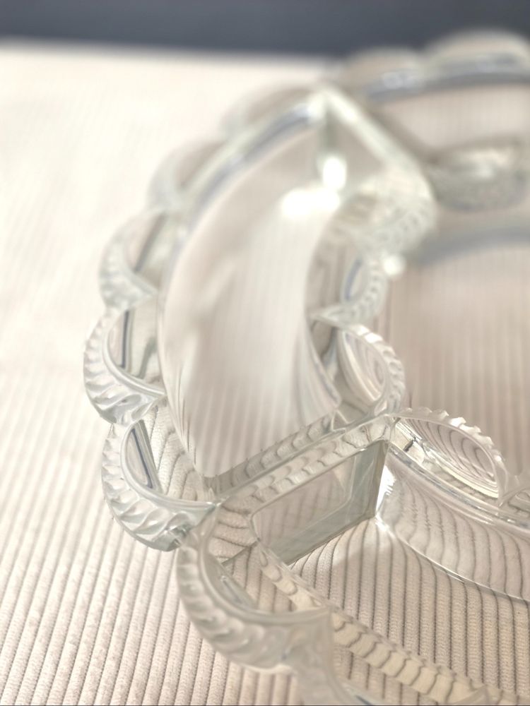 Especially Lalique crystal tableware from France