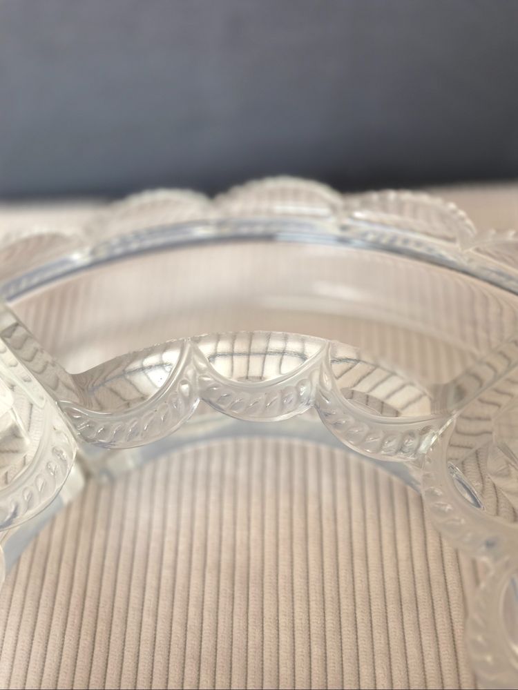 Especially Lalique crystal tableware from France