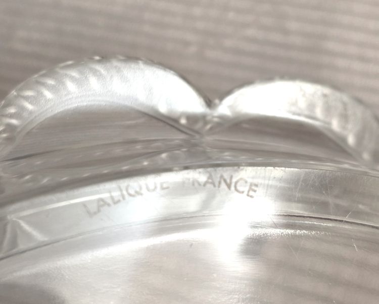 Especially Lalique crystal tableware from France