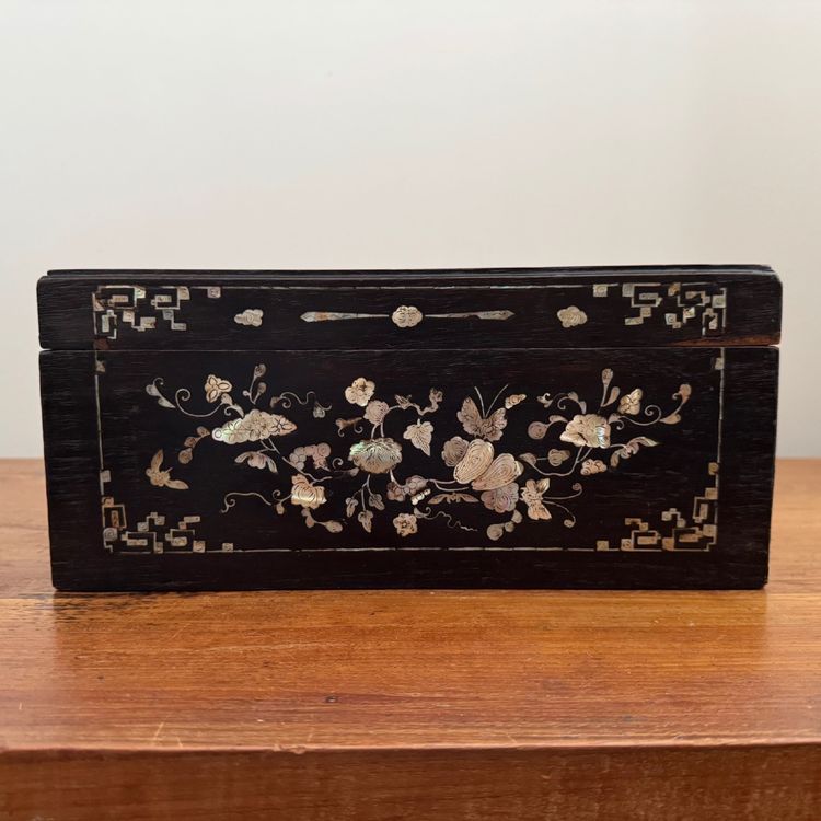 Coffret incrusté de nacre Chine Vietnam fin XIXe