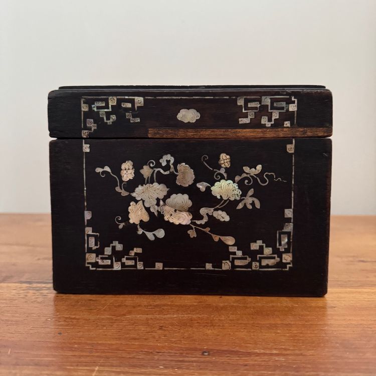 Coffret incrusté de nacre Chine Vietnam fin XIXe