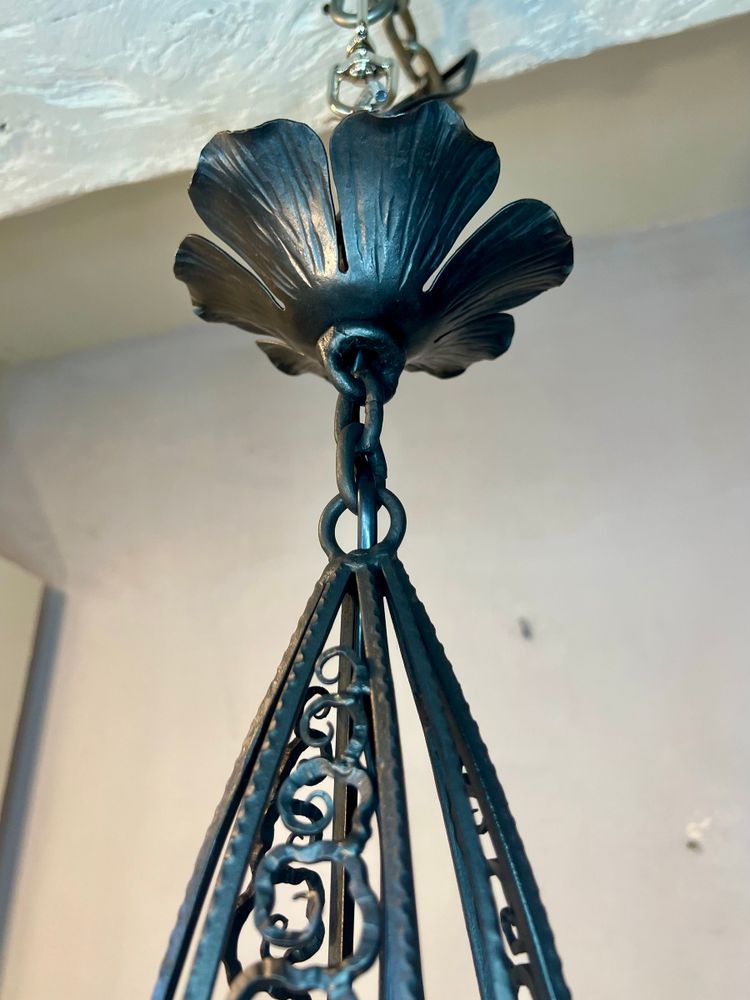 Muller Art Deco Ball Pendant Light