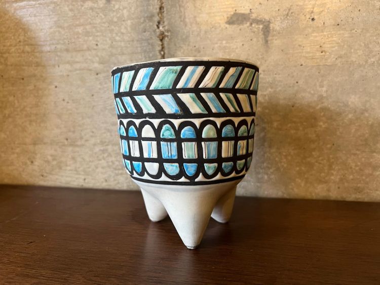 Vaso “Molaire” di Roger Capron, Vallauris, anni ’50-’60