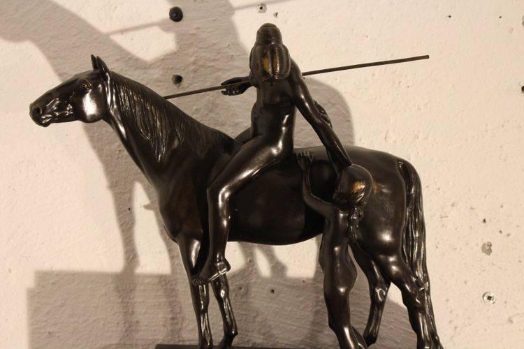 Art Deco sculpture by H. Haase