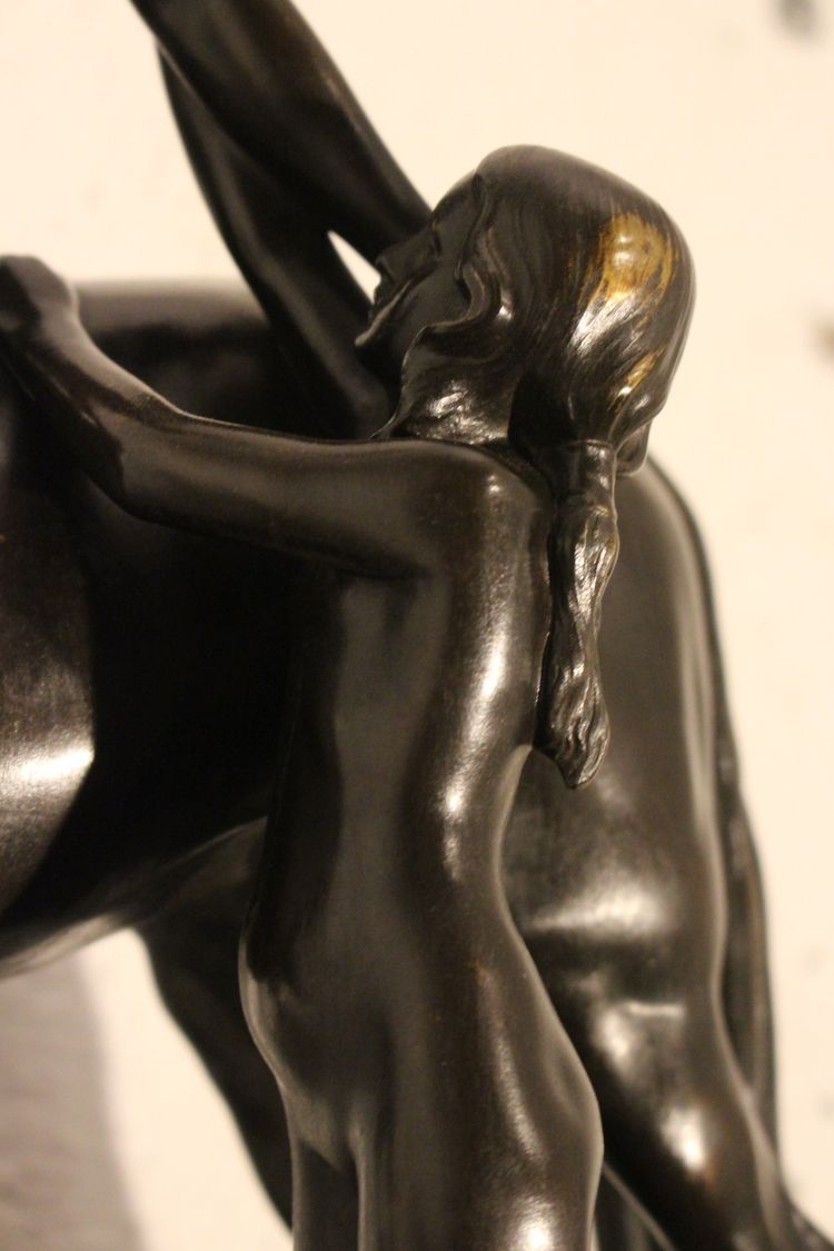 Art Deco sculpture by H. Haase