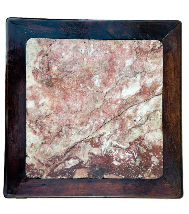 Split Marble Stool