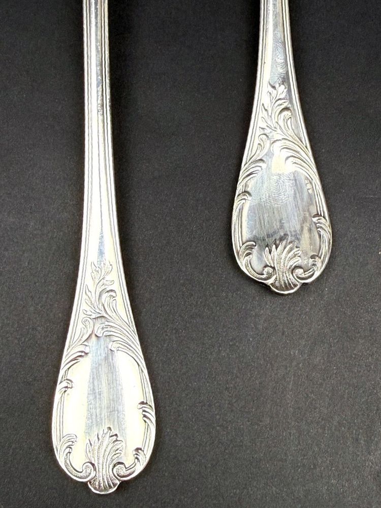 Christofle, Marly Model Silver-Plated Salad Servers