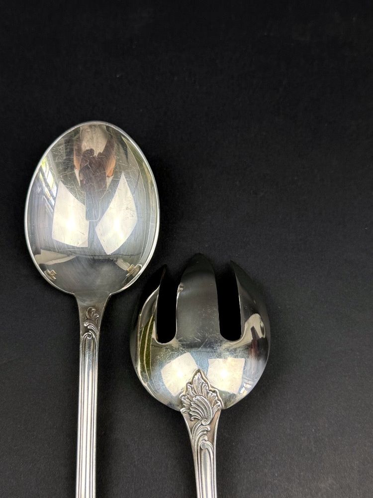 Christofle, Marly Model Silver-Plated Salad Servers