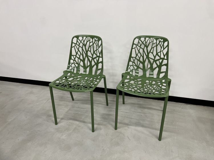 Stuhl-Duo „Fast Forest“, waldgrün