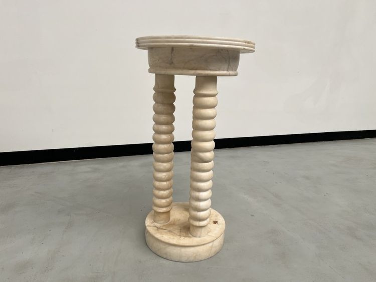 3-column marble bench, circa 1970