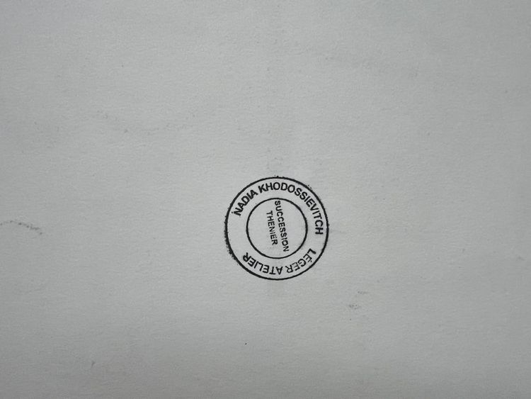 Fernand Léger, litographie, circa 1970
