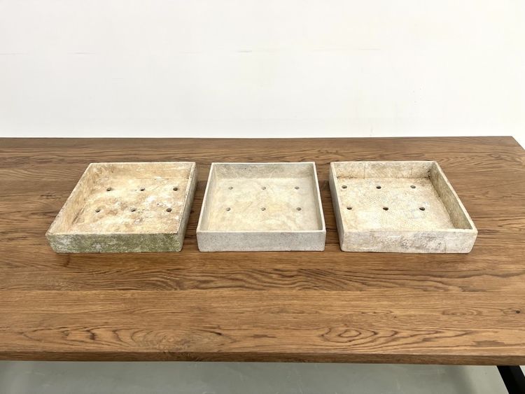 Set of 3 Willy Guhl planters