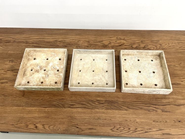 Set of 3 Willy Guhl planters