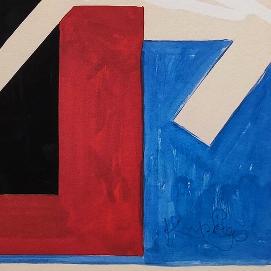 1970 Superb original lithograph František Kupka in limited edition