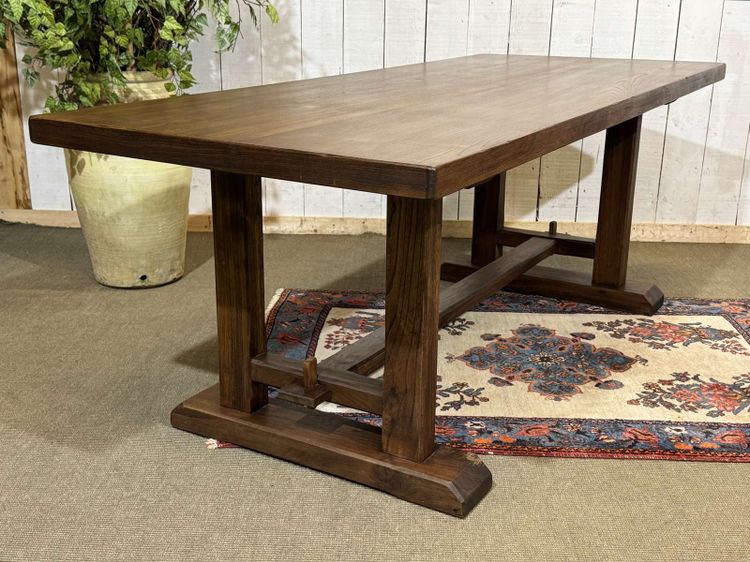 1970s elm monastery-style table